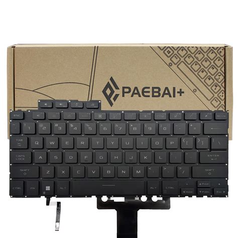 Buy PAEBAI+ New Replacement Laptop Keyboard Backlit for ASUS ROG Flow ...