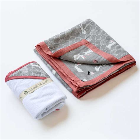 Buy Bamboo Muslin Baby Blankets Online In India | Cocoon Care