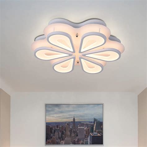 Royal Pearl Modern LED Ceiling Lights with Flower India | Ubuy