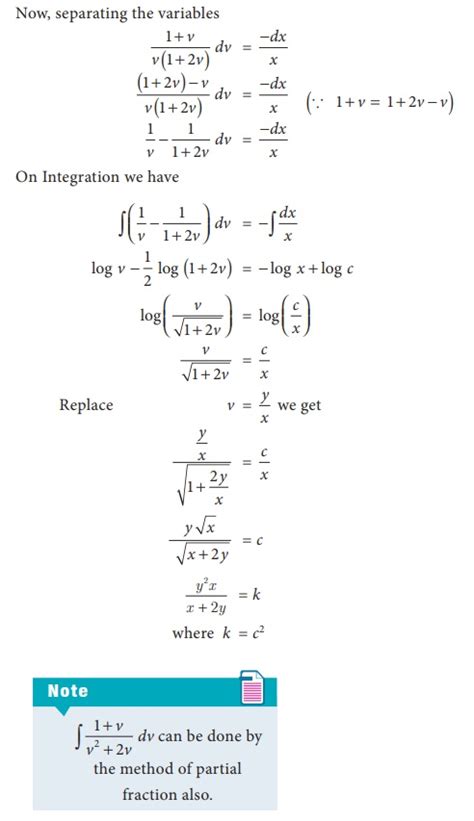 Homogeneous Equations Examples 的图像结果