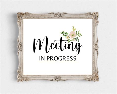 Meeting Sign