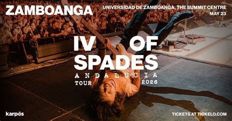 IV OF SPADES LIVE IN ZAMBOANGA, Universidad de Zamboanga, Zamboanga ...