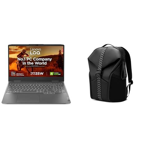 Lenovo LOQ AI Powered AMD Ryzen 7 7840HS 15.6" (39.6cm) FHD IPS 144Hz ...
