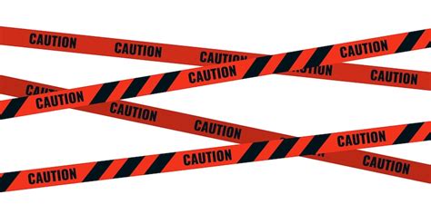 Premium Vector | Caution tape. caution red warning lines isolated on ...