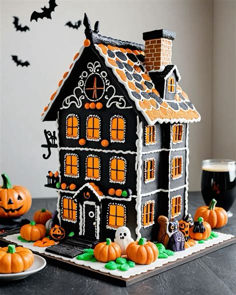 Best 12 Halloween Gingerbread Haunted House – Artofit
