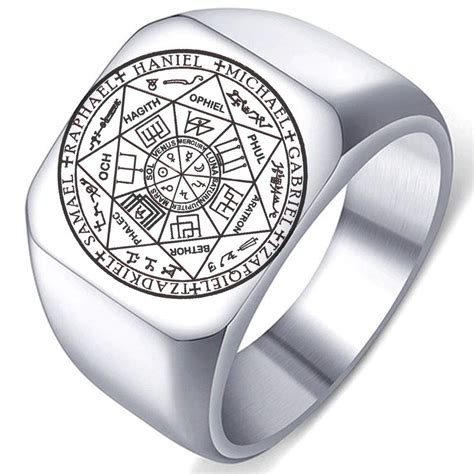 Buy Dacai The Seals of The Seven Archangels Protection Amulet Seal ...