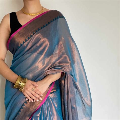 Raga Cotton Tissue Sarees | Shobhangini