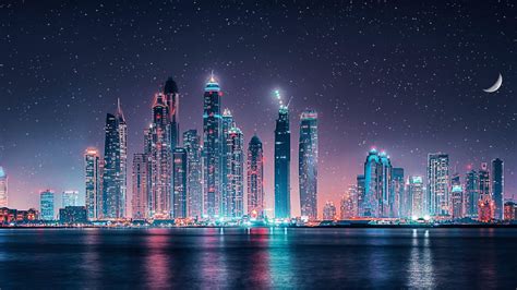 Download City Night Google Meet Virtual Background Wallpaper ...