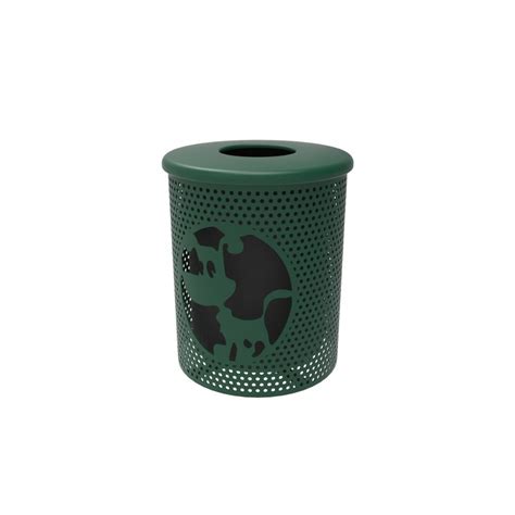 32 Gallon Dog Themed Trash Receptacle with Flattop and Liner - Discount ...