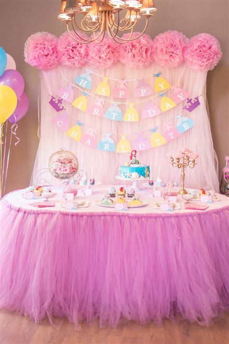 Disney Princess Birthday Party Ideas | Photo 5 of 33 | Catch My Party