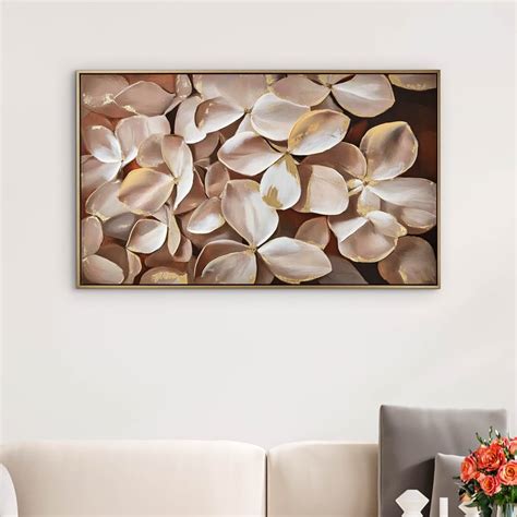 Buy Artistry Sohome Canvas Hand Painted Floral Picture Frame - 100x60cm ...