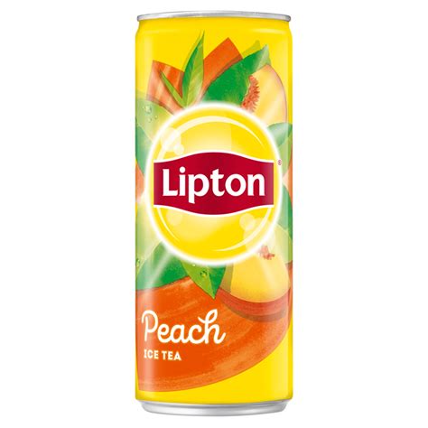 PEPSI LIPTON ICE TEA PEACH DRINK 330ML CAN SLEEK - Smakołyk - Polish ...