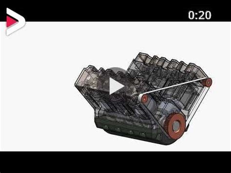 Image result for Solidworks V6 Engine Animation