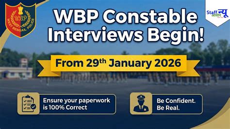 West Bengal Police Constable Recruitment: The Final Hurdle Interview ...