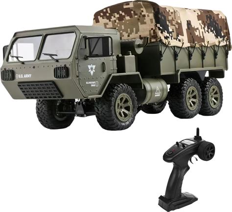 Amazon.com: Mostop RC Military Truck 6x6 Off Road Military Armored ...