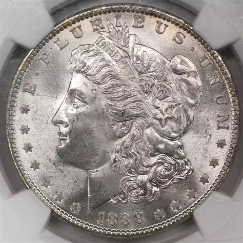 1888 Morgan Silver Dollar NGC MS-64+ NC Coppers Collection - Old Pueblo ...