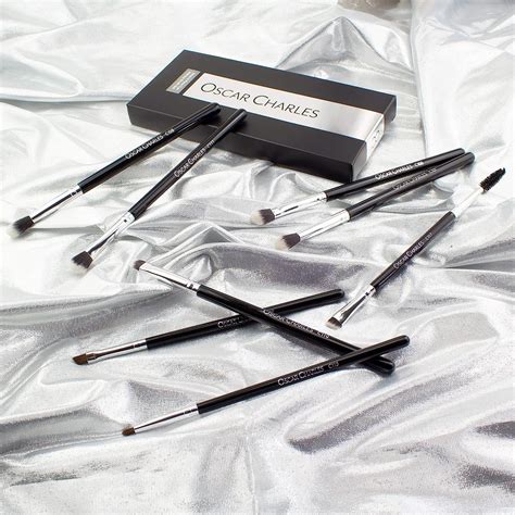Buy Oscar Charles 8-Piece Professional Eye Makeup Brush Set with Soft ...