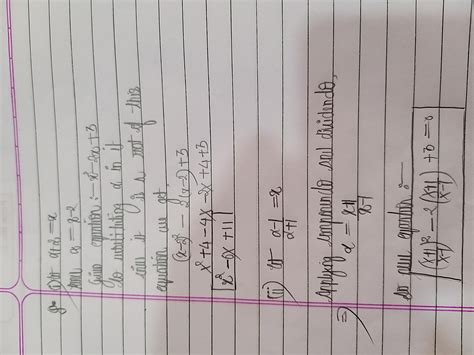 If α and β are the zeros of the quadratic polynomial f(x) = x² - 2x + 3 ...