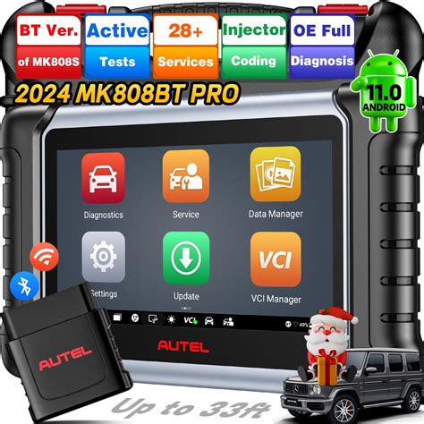 Buy Autel Scanner MaxiCOM MK808BT PRO, 2024 OS 11 Full Bidirectional ...