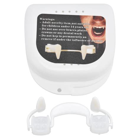 Cosplay Vampire Fangs - Soft Silicone Retractable Fake Vampire Teeth ...