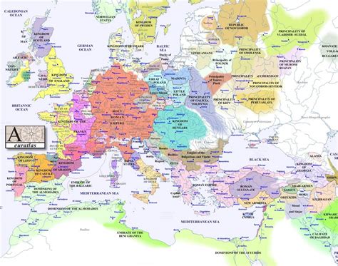 Old Map of Europe 的图像结果