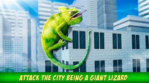 Angry Giant Chameleon Lizard Fighting - Invisible Exotic City Attack ...