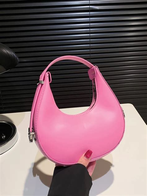 Mini Minimalist Hobo Bag pink | SHEIN USA