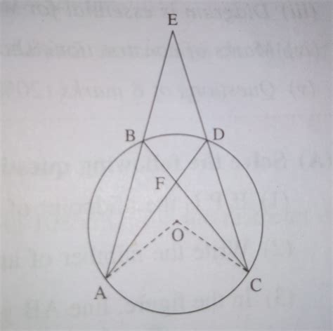 In The Above Figure, Point O is the centre of the circle. Show That ...