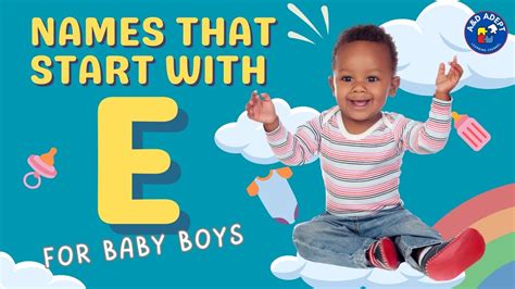 Top 20 Baby Boy Names that Start with E (Names Beginning with E for ...
