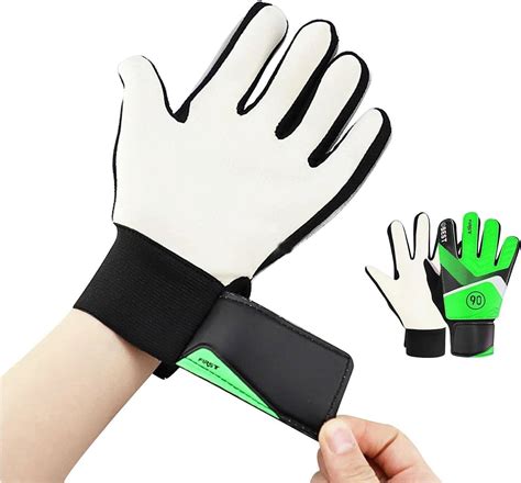 Aiwanto Kid's Goalkeeper Gloves Finger Protection Latex Soccer Goalie ...