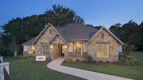 The Rockwall Custom Home Plan in Dallas County, TX from Tilson Homes