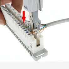 Herramienta de inserción profesional, RJ45 RJ11 Cat5E Cat6 Red Teléfono ...