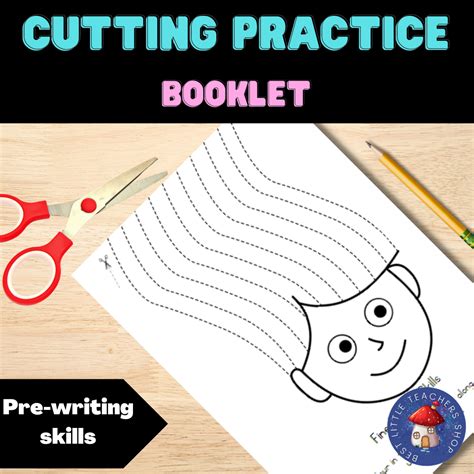 Cutting Practice Worksheets For Kindergarten Improve Scissor Skills