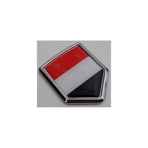Yemen Flag Car Chrome Emblem 3D Decal Bumper Sticker | Ubuy India
