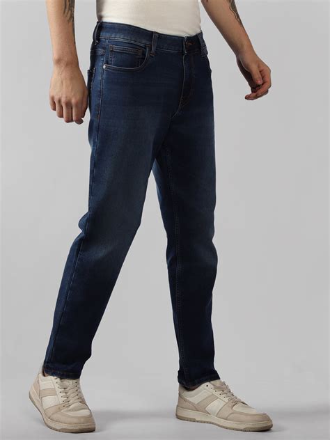 Men's Indigo Solid Slim Fit Jeans – DENNIS LINGO