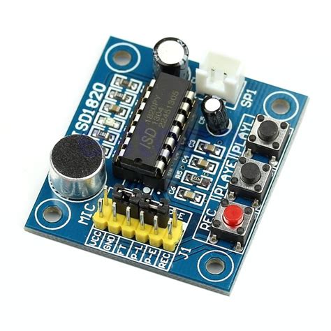 REES52 Isd1820 Sound Audio Voice Recording Playback Module with ...