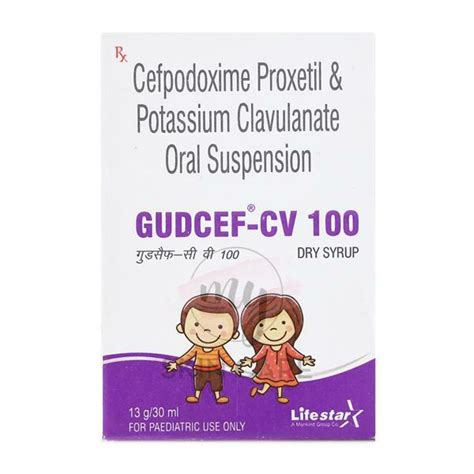 Buy Gudcef Cv 100 Mg Dry Syp from Mankind Pharma Ltd in India