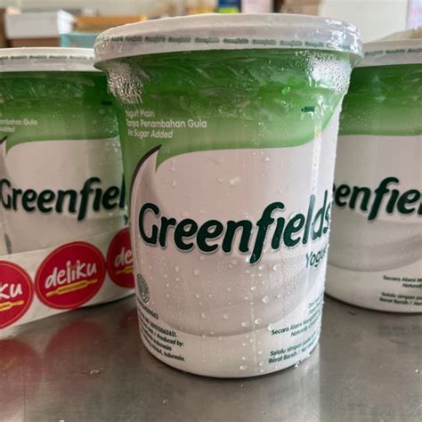 Jual Greenfields yoghurt 1kg plain no sugar from fresh milk - Kota ...