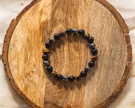 Triple Protection Bracelet - 8mm Beads - Solacely