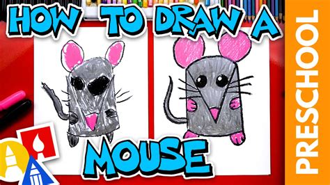 How To Draw A Mouse For Kids
