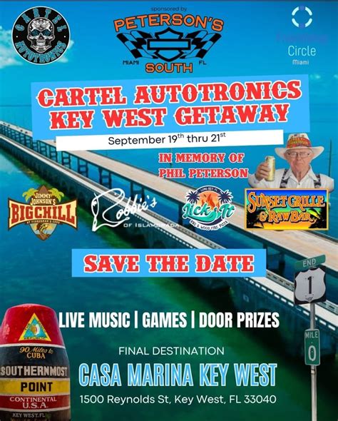 Cartel Baggers GetAway to the Keys, Sponsored by Petersons H-D South ...