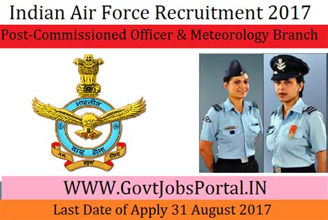 Indian Air Force Recruitment 2017– Commissioned Officer in NCC Special ...