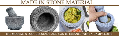 Subaa Stone Mortar and Pestle Set for Spices (4 inch), Okhli Masher ...