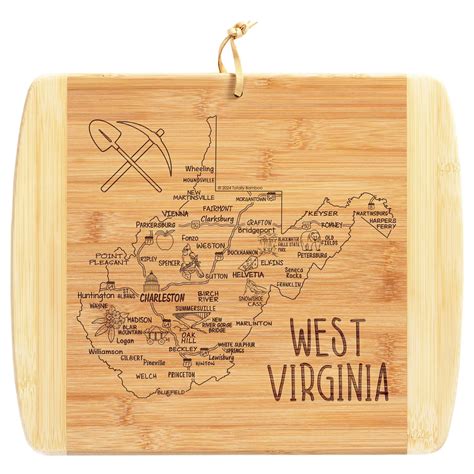 TB Home West Virginia State Cutting Board and Charcuterie Serving ...