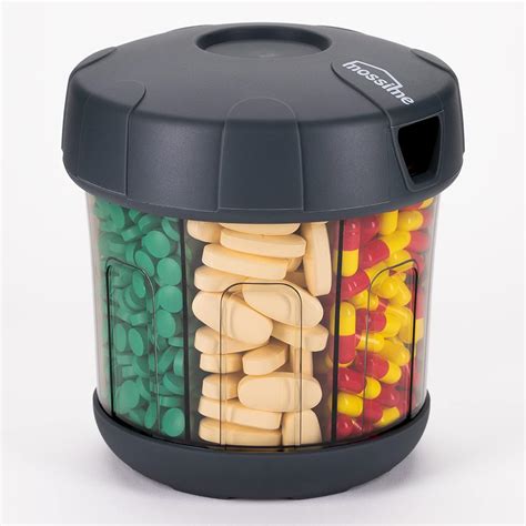 Amazon.com: Mossime Extra Large Pill Organizer with TPU Soft Lid, Easy ...
