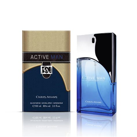 Chris Adams Eau De Parfum - Active Man 100ml | Aromatic Floral Woody ...