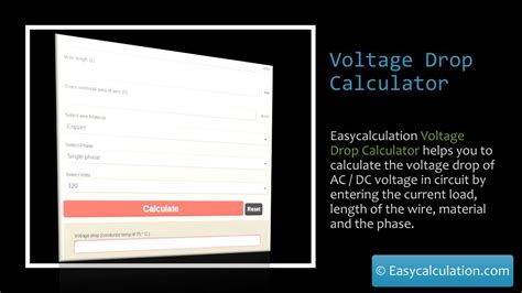 Image result for Voltage Drop Formula Example