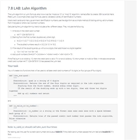 Image result for Luhn Algorithm Explained