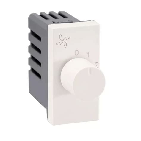 Legrand Lyncus Chic Grey Fan Regulator 100 W, 2 Module, 360 Degree