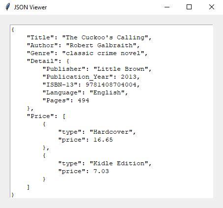 Image result for Python JSON Viewer